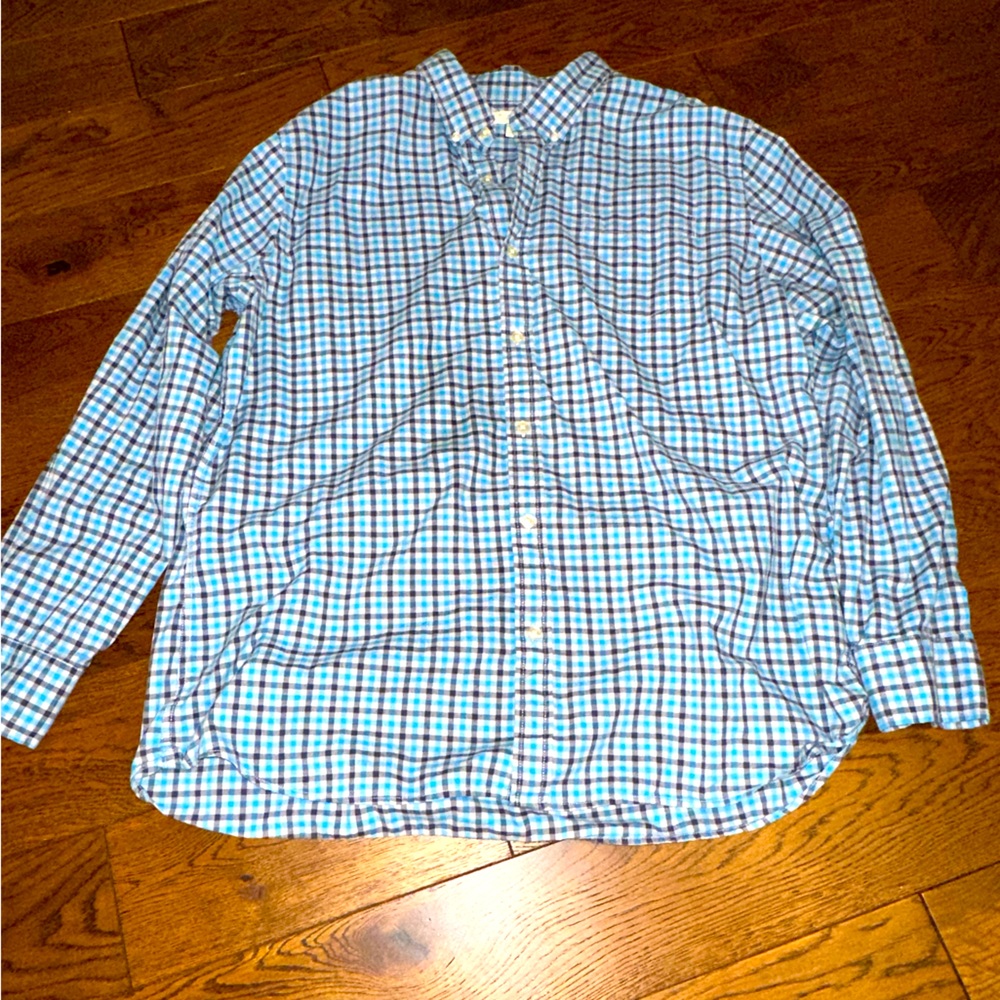 Sonoma Long Sleeve Plaid Button Down Shirt size X-Large